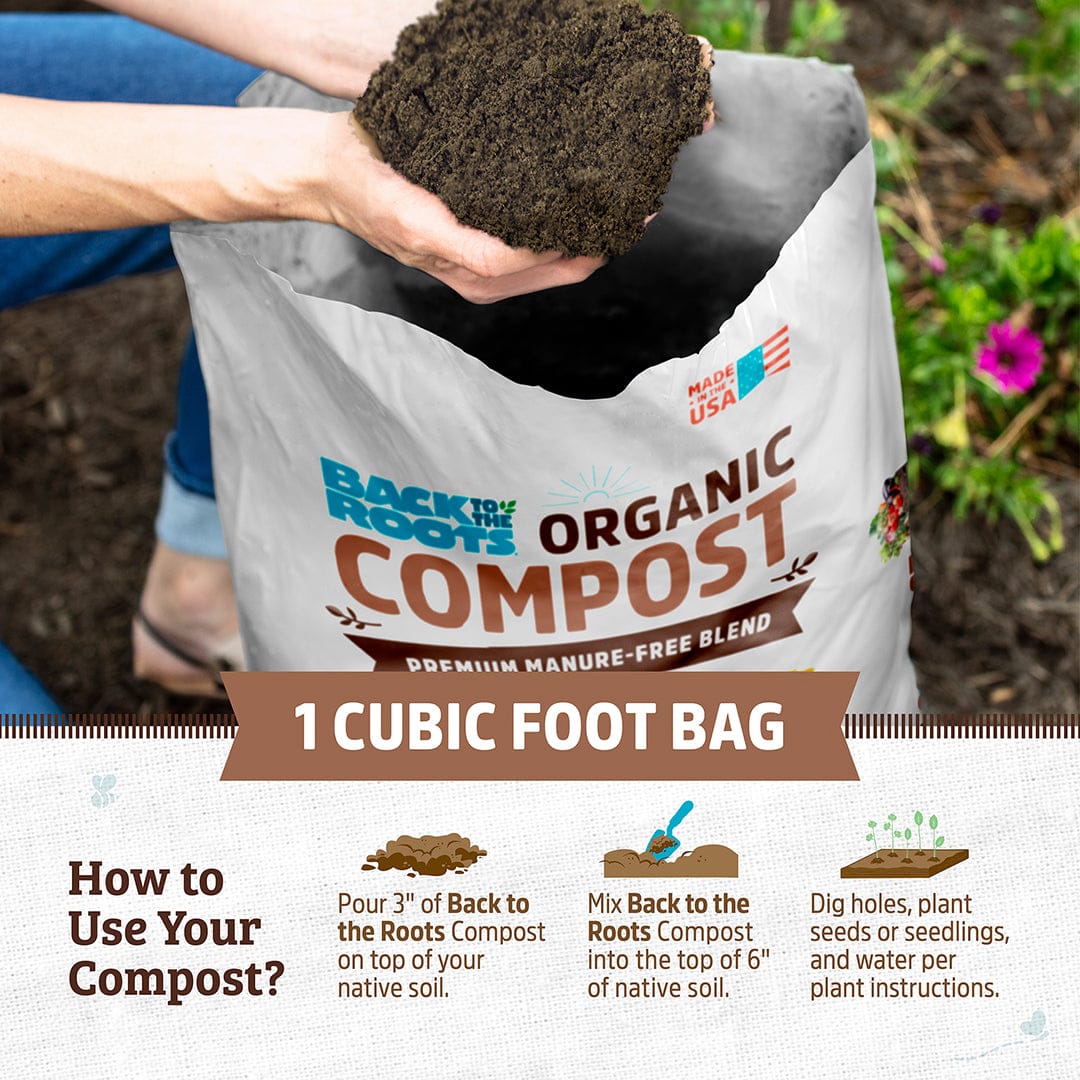 Organic Premium Compost — Manure-Free Blend (1 cu.ft.) 10 Pack — Ready to Use - Image 5