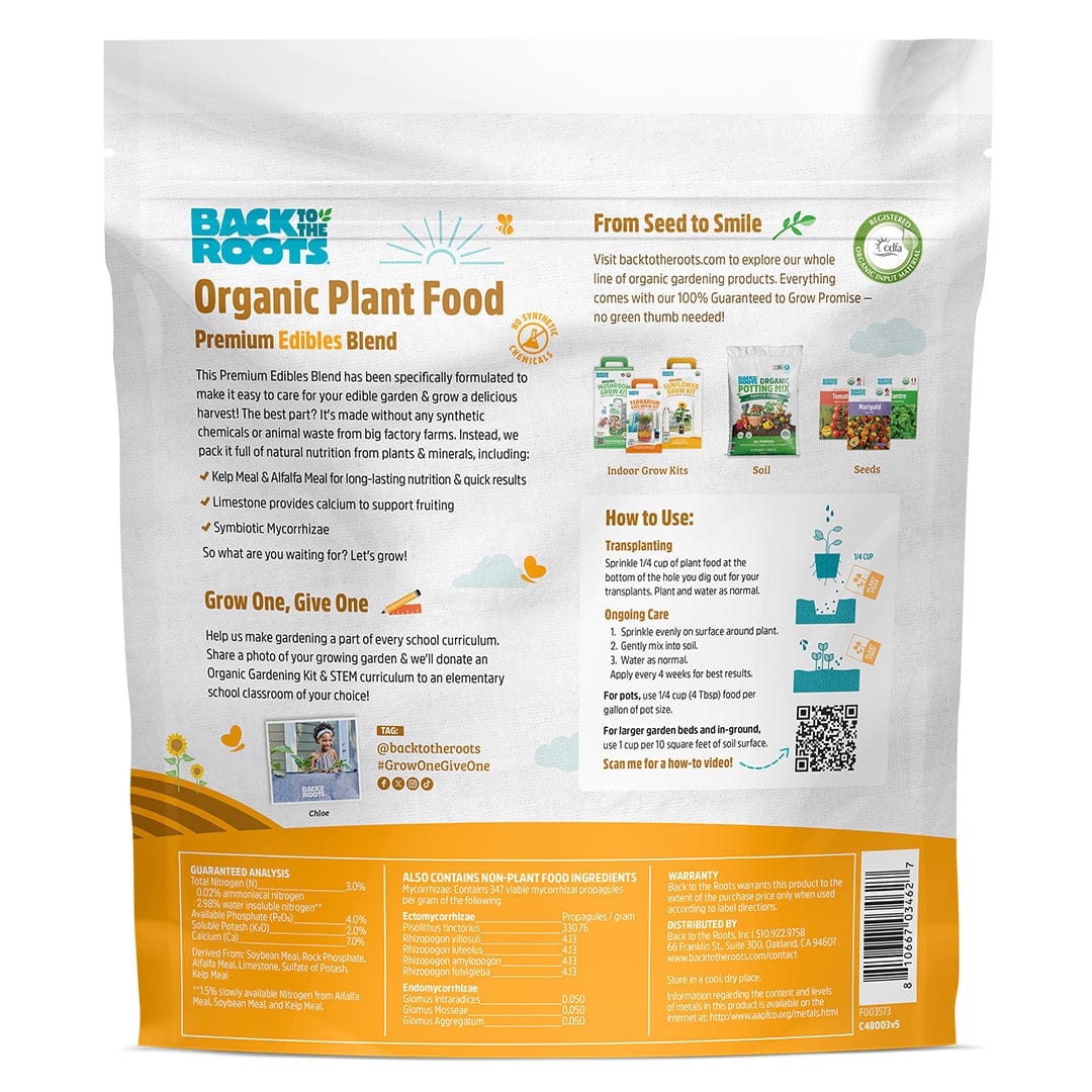 Natural & Organic EDIBLES Plant Food 2-Pack - Image 7