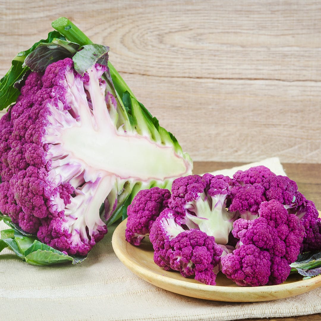 Organic Cauliflower Seeds — 'Purple of Sicily' - Image 6