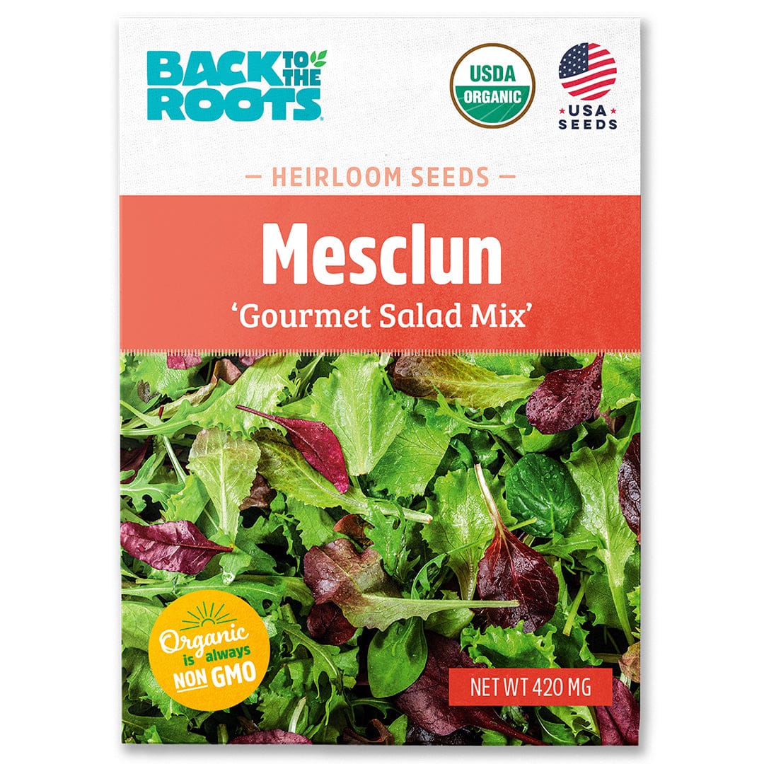 Organic Mesclun Seeds — 'Gourmet Salad Mix'