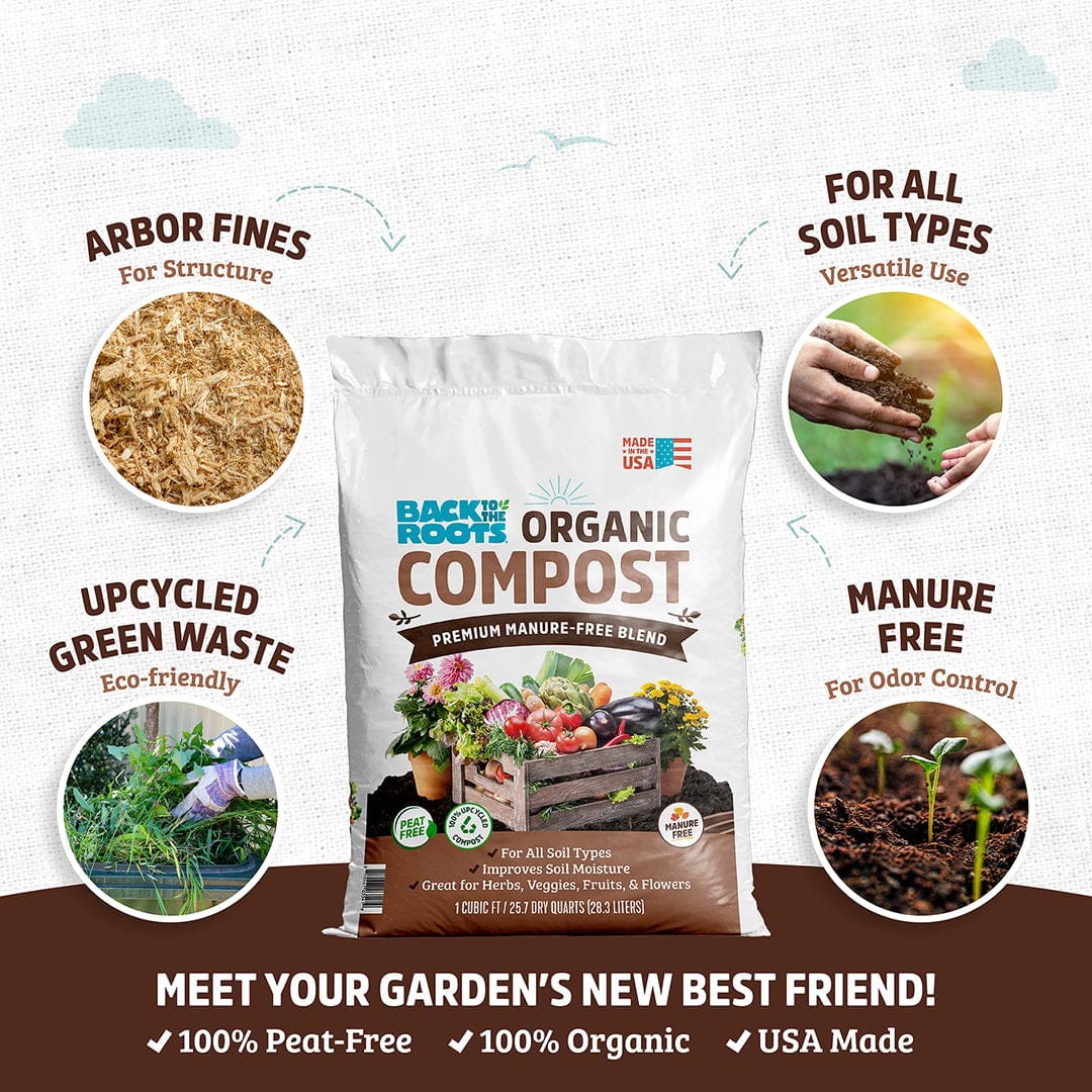 Organic Premium Compost — Manure-Free Blend (1 cu.ft.) — Ready to Use - Image 4