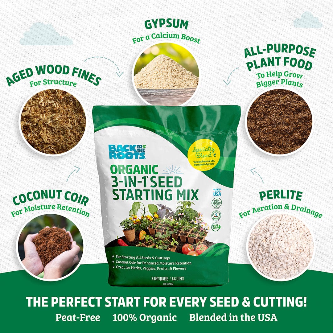 Organic Seed Starting Mix Specialty Blend (6 QT) - Image 3
