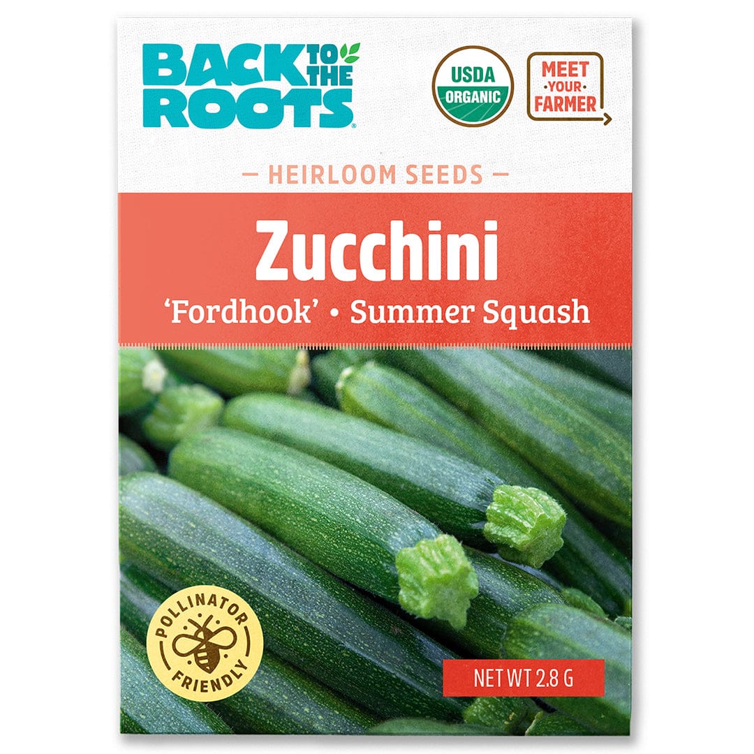 Organic Zucchini Seeds — 'Fordhook' • Summer Squash